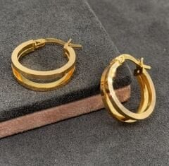 22 AYAR ALTIN 2.3 ÇAPLI HALKA KÜPE