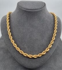22 AYAR ALTIN HALAT ZİNCİR 70 CM UZUNLUK