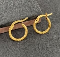 22 AYAR ALTIN 1.7 ÇAPLI HALKA KÜPE