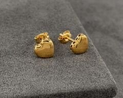 22 AYAR ALTIN KALP ÇOCUK KÜPESİ