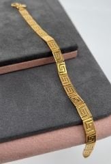 22 AYAR ALTIN GREEK KEY SET
