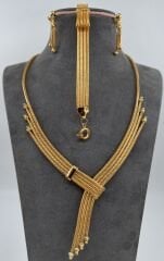 22 AYAR ALTIN HASIR SET