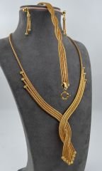 22 AYAR ALTIN HASIR SET