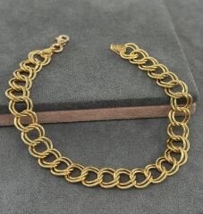 22 AYAR ALTIN SAMANYOLU BİLEKLİK