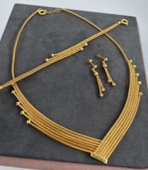 14 AYAR ALTIN HASIR SET