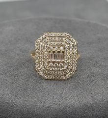 14 AYAR ALTIN BAGET YÜZÜK