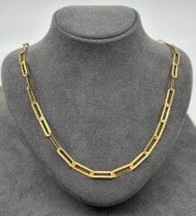 22 AYAR ALTIN ATAÇ ZİNCİR 50 CM UZUNLUK