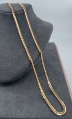 22 AYAR ALTIN İTALYAN HASIR EZME ZİNCİR
