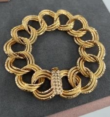 22 AYAR ALTIN SAMANYOLU BİLEKLİK