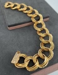 22 AYAR ALTIN SAMANYOLU BİLEKLİK