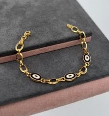 22 AYAR ALTIN MİNELİ ÇOCUK BİLEKLİĞİ