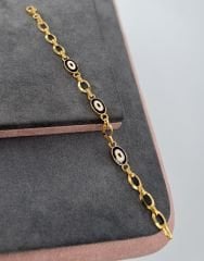 22 AYAR ALTIN MİNELİ ÇOCUK BİLEKLİĞİ