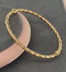 22 AYAR ALTIN SARMAL KELEPÇE BİLEZİK