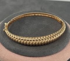 22 AYAR ALTIN MİDYE KELEPÇE BİLEZİK