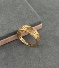 22 AYAR ALTIN GREEK KEY YÜZÜK