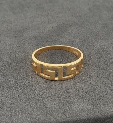 22 AYAR ALTIN GREEK KEY YÜZÜK