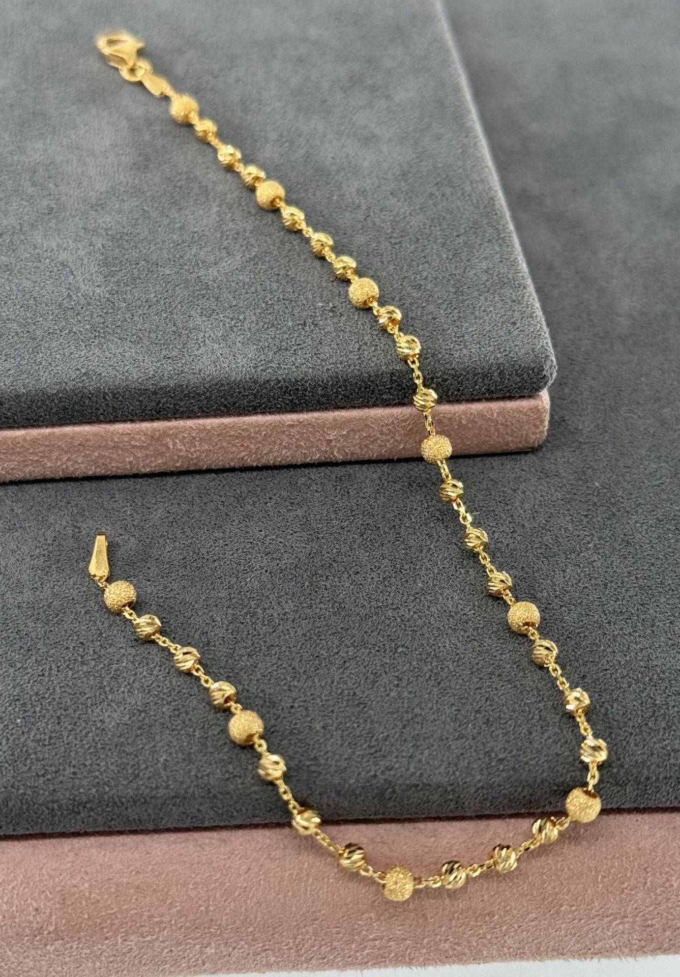 22 AYAR ALTIN DORİKA TOPLU BİLEKLİK