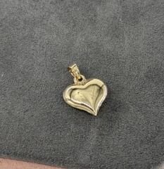 14 AYAR ALTIN KALP KOLYE UCU