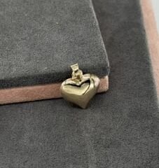 14 AYAR ALTIN KALP KOLYE UCU