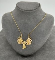 22 AYAR ALTIN MELEK KOLYE