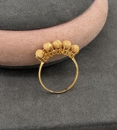 22 AYAR ALTIN DORİKA TOPLU BEŞTAŞ YÜZÜK