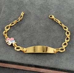 22 AYAR ALTIN UNICORN ÇOCUK BİLEKLİĞİ