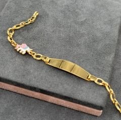 22 AYAR ALTIN UNICORN ÇOCUK BİLEKLİĞİ