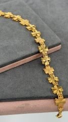 22 AYAR ALTIN SIRALI YONCA BİLEKLİK