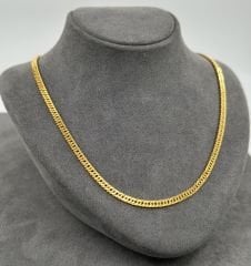22 AYAR ALTIN GURMET ZİNCİR 65 CM UZUNLUK