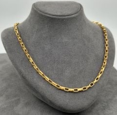 22 AYAR ALTIN ZİNCİR 55 CM UZUNLUK