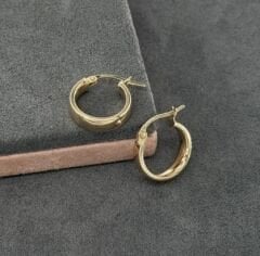 14 AYAR ALTIN 1.4 ÇAPLI HALKA KÜPE