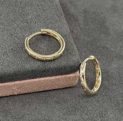 14 AYAR ALTIN 1.3 ÇAPLI KÜPE