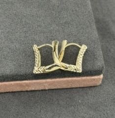 14 AYAR ALTIN 1 ÇAPLI KÜPE