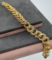 22 AYAR ALTIN SAMANYOLU BİLEKLİK