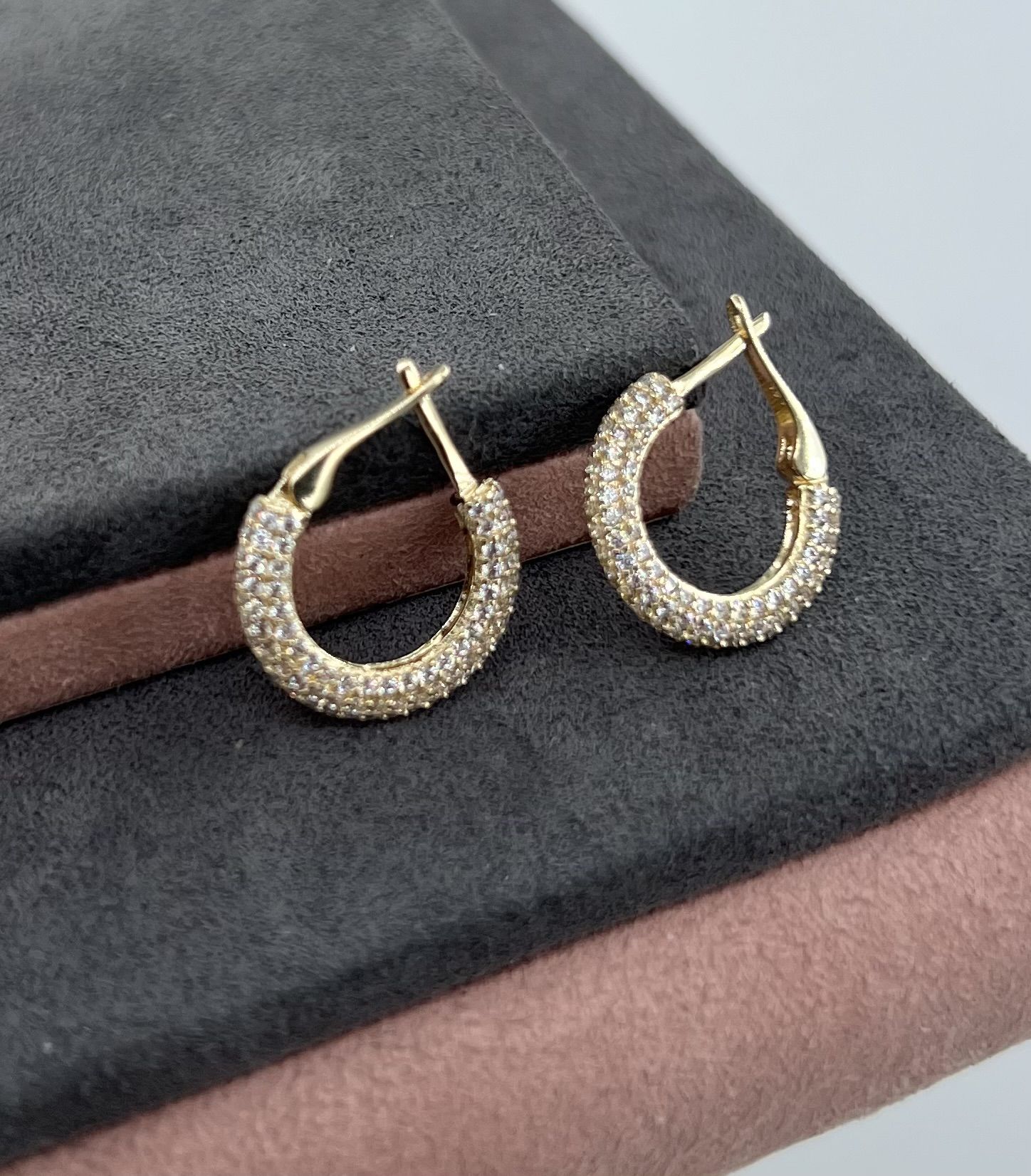 14 AYAR ALTIN HALKA KÜPE