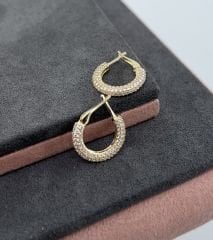 14 AYAR ALTIN HALKA KÜPE