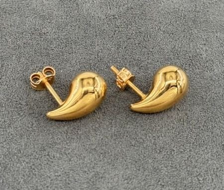 22 AYAR ALTIN BOTTEGA GÖZ YAŞI DAMLASI KÜPE