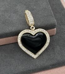 14 AYAR ALTIN KALP KOLYE UCU