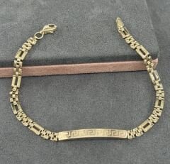 14 AYAR ALTIN ERKEK BİLEKLİĞİ