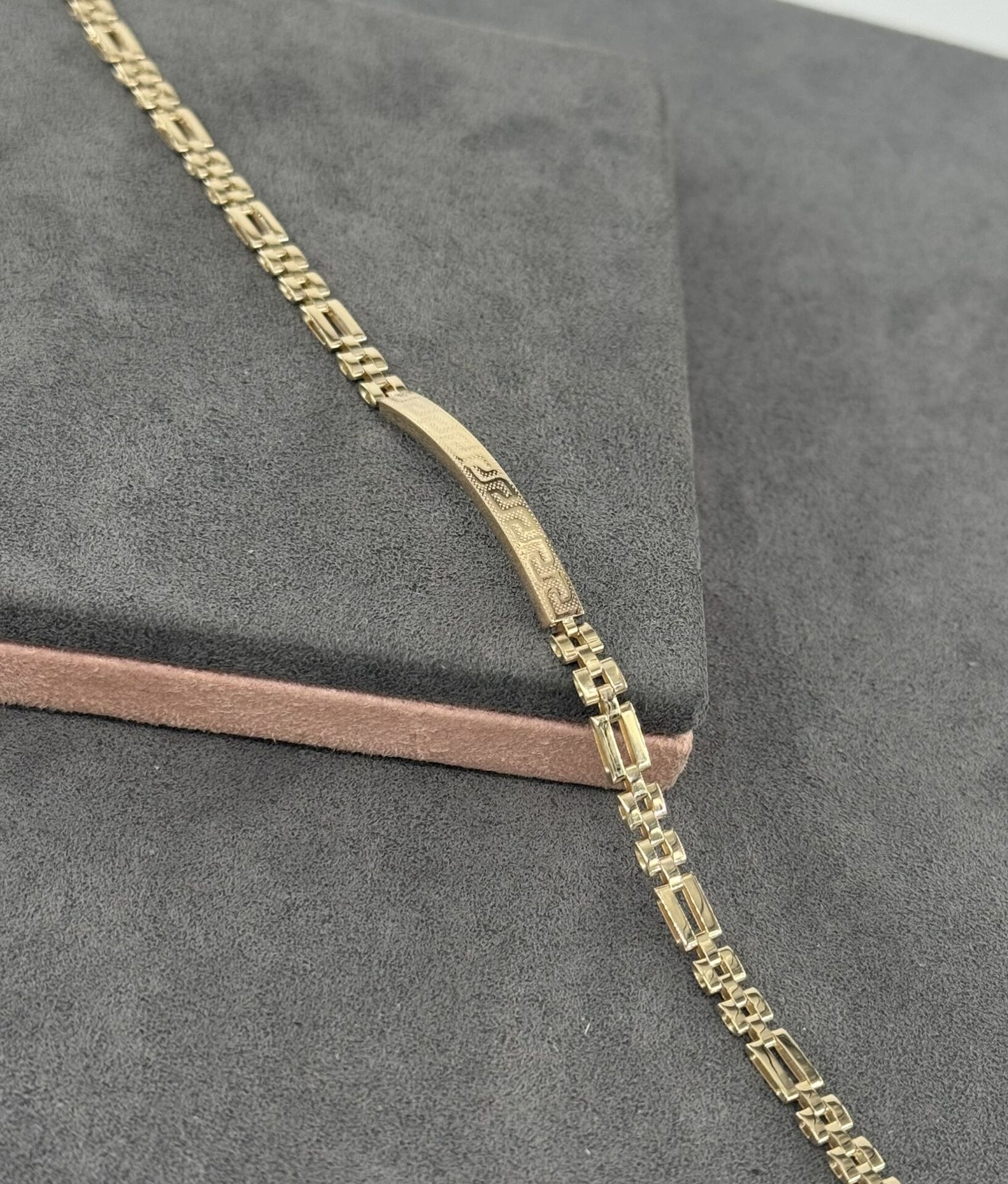 14 AYAR ALTIN ERKEK BİLEKLİĞİ