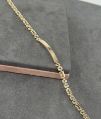 14 AYAR ALTIN ERKEK BİLEKLİĞİ