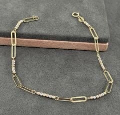 14 AYAR ALTIN DORİKA TOPLU BİLEKLİK