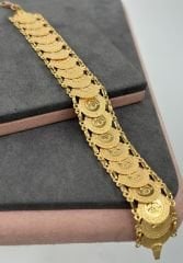 22 AYAR ALTIN 20 PRESS ÇEYREKLİ BİLEKLİK