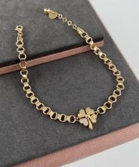 14 AYAR ALTIN YONCA BİLEKLİK