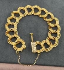 22 AYAR ALTIN SAMANYOLU BİLEKLİK