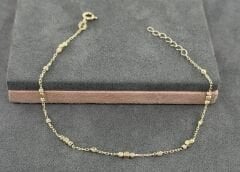 14 AYAR ALTIN DORİKA BİLEKLİK