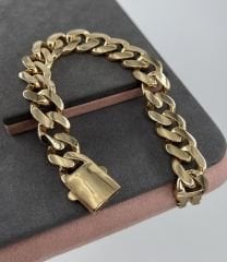 14 AYAR ALTIN MEGA GURMET BİLEKLİK