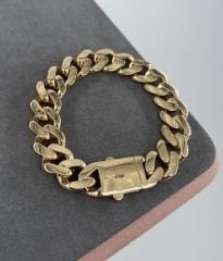 14 AYAR ALTIN MEGA GURMET BİLEKLİK