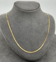 22 AYAR ALTIN ZİNCİR 48 CM UZUNLUK