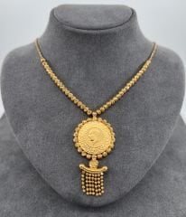 22 AYAR ALTIN ÇEYREK DORİKA TOPLU KOLYE